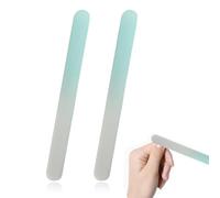 MUNZE Lima Uñas Bebe 2 Piezas Color Azul Dimensiones 9X1X0.3 Cm Cuidado Bebés Niños Cristal Lima Uñas Regalos Bebé Segura