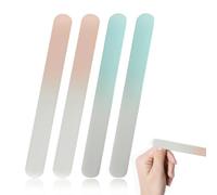 MUNZE Lima Uñas Bebe 4 Piezas Color Azul Y Rosa Dimensiones 9X1X0.3 Cm Cuidado Bebés Niños Cristal Lima Uñas Regalos Segura