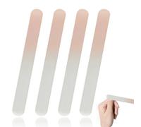 MUNZE Lima Uñas Bebe 4 Piezas Color Rosa Dimensiones 9X1X0.3 Cm Cuidado Bebés Niños Cristal Lima Uñas Regalos Segura