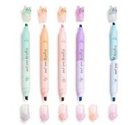 MUNZE Subrayadores Pastel 6 Piezas Multicolor Estándar Lindo Resaltador Pata De Gato Escuela Oficina