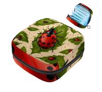 MUOOUM Blue Anchor - Bolsa de almacenamiento de servilletas sanitarias de madera marrón para mujeres, adolescentes y niñas, bolsa para copa menstrual, soporte para almohadilla de lactancia, color 2,