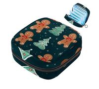MUOOUM Bolsa de almacenamiento de servilletas sanitarias de alce del bosque de Navidad, bolsa de período portátil para mujeres, adolescentes, niñas, bolsa de copa menstrual para lactancia, color 8, 1