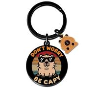 Muorruo Capybara Llavero, Cosas Lindas de Capybara para niñas, Regalos para Mujeres, Amigos, Amantes de los capybaras, Regalos de cumpleaños y Navidad