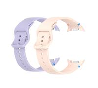 Muovrto Sport Correa de Recambio para Samsung Galaxy Watch 8 40mm/44mm,Correa Deportiva de Silicona para Samsung Galaxy Watch Ultra 2 (Rosa/Morado, S)