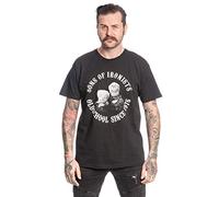 Muppets The Sons of Ironists Hombre Camiseta Negro 4XL 100% algodón Regular