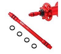 MUQZI Adaptador QR para Bicicleta de 12 a 9 mm, Adaptador de buje de Rueda Delantera de 135 mm, liberación rápida, para Bicicleta de montaña, Color Rojo