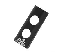 MUQZI - Espaciador de desviador delantero de 4 grados, arandela de ajuste de ángulo para bicicletas plegables de carretera de montaña, almohadilla de corrección de guía de cadena, aleación de aluminio