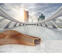 Mural 3D Arquitectura creativa Espacio pintura mural pared pared fondo salón dormitorio decoración interior