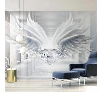 Mural autoadhesivo de alas de diamante 3D para sala de estar, papel tapiz 3D, fondo de pared, dormitorio, adhesivo decorativo.
