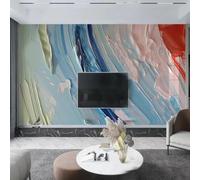 Mural autoadhesivo de PVC papel pintado 3D pintura abstracta al óleo en color pintura de paredes para el salón dormitorio decoración para el hogar
