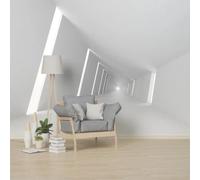 Mural autoadhesivo para pasillo de espacio extendido, papel tapiz 3D para sala de estar, fondo de pared, adhesivo decorativo para dormitorio