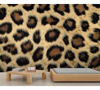 Mural con estampado de leopardo, murales de pared con estampado de leopardo sexy, papel pintado Miss para sala de estar, dormitorio, oficina, hotel, bar, decoración de techo, 350 x 256 cm
