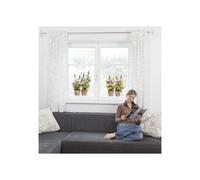 Mural con pegatinas - KOMAR - Primavera - 31 x 31 cm - Gris - Niño - Papel