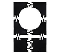 Mural Dart Target - Espuma EVA de mayor calidad, protección personalizada para objetivos | Marco modular que absorbe palos con paneles resistentes para competiciones