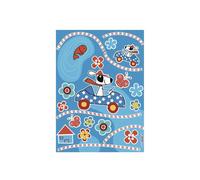 Mural de adhesivos - KOMAR - Día del Perro - 50x70 cm - Multicolor - Decoración para niños