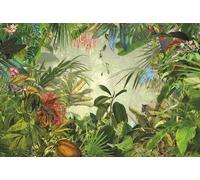 Mural De Papel Tapiz Botánico Verde Selva Foto Para Niños Arte De Pared