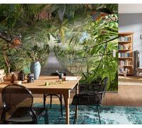 Mural De Pared De Fotografía Gigante De 368x254cm De Selva Para Comedor Y Sala