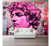 Mural de pared decorativo 200 x 140(WxH) - Diseño Estilo artístico personajes fantasía en Púrpura papel pintado no tejido para pared destacada de dormitorio, salón y fondo de TV
