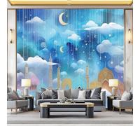 Mural de pared decorativo Vistoso, Diseño Arte islámico Arquitectura Luna, Papel pintado de alta definición, transpirable y resistente, ideal para salón, dormitorio u oficina 350 x 256 cm