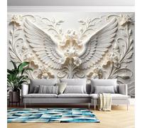 Mural De Pared En Relieve 3D Alas De Iris Papel Pared Autoadhesivo 320Cmx600Cm(Hxw) Arte Moderno Papel Pintado En Relieve No Tejido Impermeable Removible Papel Adhesivo Para Dormitorio Sala De Estar