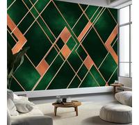 Mural de Pared Moderno 3D Modernismo Papel Tapiz Fotográfico Impreso, Geometría Abstracta Rayas Decoración de Póster No Tejido para Sala de Estar y Dormitorio Infantil 250 x 175 cm