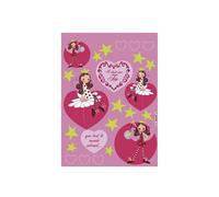 Mural de pegatinas - KOMAR - Hada - 50x70 cm - Rosa - Decoración infantil