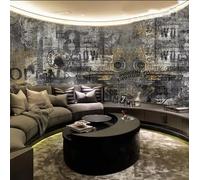 Mural Fotográfico De Graffiti Para Pared,Ideal Para Sala De Estar,Dormitorio O Decoración De Restaurantes. Papel Tapiz 3D De Tamaño Personalizado-350X256Cm