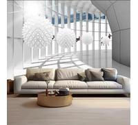 Mural Fotográfico Personalizado,Papel Tapiz Abstracto Geométrico Espacial 3D,Arte Mural Decorativo Para Sala De Té,Estudio O Sala De Estar-300X210Cm