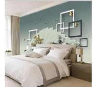 Mural Fotográfico Personalizado,Papel Tapiz Con Diseño De Árbol Del Dinero Y Hojas,Ideal Para Sala De Estar,Dormitorio O Como Revestimiento De Pared. Decoración Moderna Para El Hogar En 3D-250X175Cm