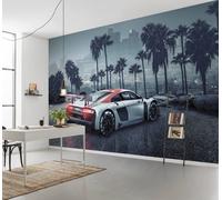 Mural Gigante Papel Pintado Audi R8 IN L. A. Chlildren's Beedroom Deco SPORTS De
