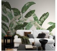 Mural naturaleza etnic palmeras 485929 multicolor de 400 x 300 cm. papel liso. esponjable. material de la base: no tejido y método de pegado: pegamento en la pared.