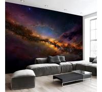Mural Nebulosa Del Universo Fantasía 400 X 280 Cm Murales Decorativos Pared Estilo Ciencia Ficción Papel Pintado, Moderno Decoración De Paredes Para Salón Dormitorio Pasillo Comedor
