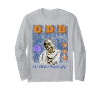 Mural ODB OL Dirty Ba-ard Retro del zoológico de Brooklyn, Hip Hop de los 90 Manga Larga