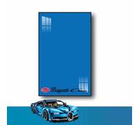 Mural para Lego Technic Bugatti Chiron Race Car 42083, idea de regalo para los amantes de Lego - Soporte de pared ideal para coleccionistas de Lego - Modelo no incluido