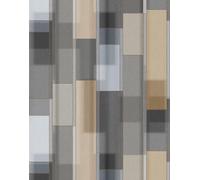 Mural urban city patchwork gris de 212 x 270 cm. no tejido texturado. lavable. material de la base: no tejido y método de pegado: pegamento en la pared.