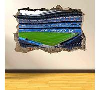 Mural View Poster Calcomanía 3D Pegatinas de pared Estadio Bernabeu Real Madrid Wall Art Sticker Kids Dormitorio Home Decor