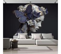 Murales 3D De Seda, Pintado Panorámico Retrato De Una Bella Mujer Elegante Mural Para Artística, Papel Tapiz Fotográfico Retrato De Una Figura Clásica Decor Póster De Pared Salón Dormitorio 350x256cm