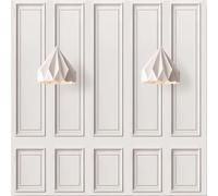 Murales autoadhesivos de PVC Papel pintado 3D Marco cuadrado minimalista en relieve Pintura mural Fondo pared Salón Dormitorio Arte decorativo