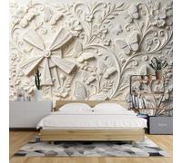 Murales De Papel Tapiz Texturizados 3D De 60X42 Pulgadas Mural Panorámico De Mariposa Y Molino De Viento Papel Tapiz Botánico Floral Póster Grande Murales De Pared con Fotos Decoración para El H