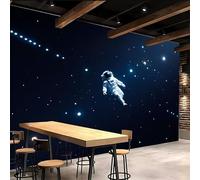 Murales De Pared 500x280cm Astronauta papel pintado geometrico Galaxia Del Universo Decoración mural sin uniones visibles, lienzo de óleo, para espacio abierto o loft