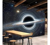 Murales De Pared 500x280cm Universo De Agujero Negro papel pintado geometrico Galaxia Misteriosa Decoración mural sin uniones visibles, lienzo de óleo, para espacio abierto o loft