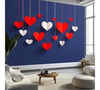 Murales de Pared Amor Romántico Rayas Arte de Pared Estilo Minimalista Papel Tapiz Fotográfico para Sala de Estar, Dormitorios, Papel Premium 250 x 175 cm (W x H) Tapiz Fotográfico Efecto 3D