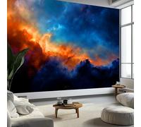 Murales de Pared Color Nubes Papel Tapiz, Paisaje Celeste Murales de Pared Decorativos para Sala de Estar y Dormitorio (220gsm Tela No Tejida Premium, 500 x 280 cm (W x H))