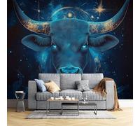 Murales de Pared Constelación De Tauro Papel Tapiz Fotográfico Animales Celestiales Póster Diseño murales Impresión Artística para Dormitorio, Sala de Estar, Decoración del Hogar