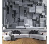 Murales De Pared Diseño Arquitectónico Cúbico Papel Tapiz Fotográfico Arte Abstracto Moderno Póster Diseño Murales Impresión Artística Para Sala De Estar,Decoración Del Hogar,150 × 105 cm