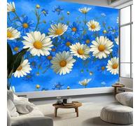Murales de Pared Flores Del Cielo Fotografía Papel Tapiz, Murales de Pared Paisaje Natural Decorativos para Sala de Estar y Dormitorio (220gsm Tela No Tejida Premium, 250 x 175 cm (W x H))