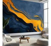 Murales de Pared Mármol Texturas Papel Tapiz, Tinta Abstracta Suave Murales de Pared Decorativos para Sala de Estar y Dormitorio (220gsm Tela No Tejida Premium, 250 x 175 cm (W x H))