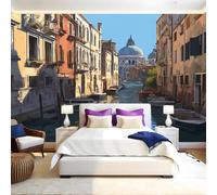 Murales Decorativos Pared Arquitectura de la Ciudad del Agua Papel Pintado 450x315 cm Póster Gigante de Pared Tejido no Tejido Papel de Parede Panorámico Dormitorios Salón Hotel Fondo de TV