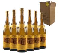 Muralhas de Monção - Vino Blanco Portugués de Vinho Verde, 750 ml - Frescura Refrescante con Uvas Loureiro y Trajadura - Ideal para Mariscos, Pescados y Comidas Ligueras - Pack 6 Botellas