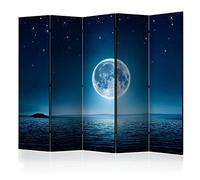 murando Biombo Acústico Mond 225x172 cm Impresion Bilateral en el Lienzo de TNT con Espuma acústica Separador de Espacio Pared Espanol Panel Home Office Galaxie Planetas Sistema Solar c-A-0036-z-c